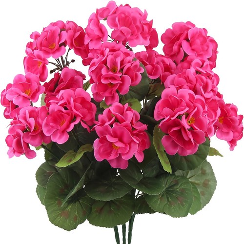 3pcs artificial geranium - 3pcs,