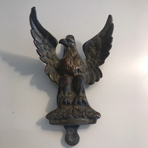 Old eagle griffin door - door, knocker