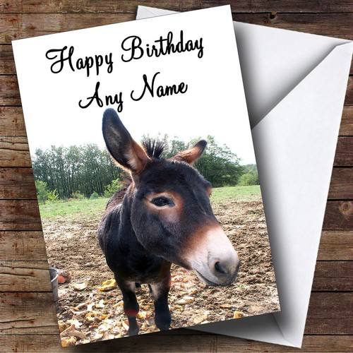 Donkey personalised birthday - personalised,