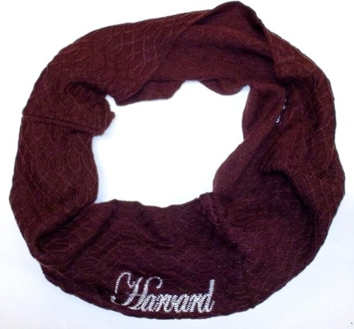 Harvard knit maroon infinity - knit,