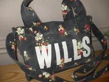 JACK WILLS Bag. Floral, long shoulder strap. 