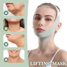 Face V-Line Slim Chin Cheek Lift Up Slimming Mask Anti Aging Belt Strap Band UK