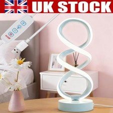 LED Table Lamp Spiral Table