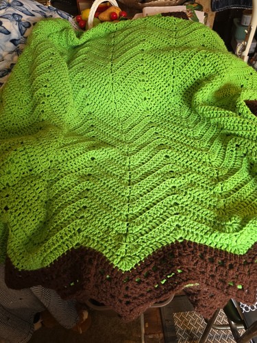 Vintage afghan blanket - vintage,