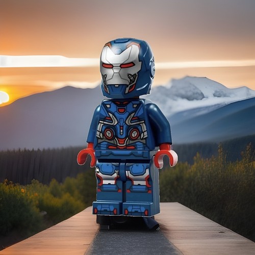 Lego marvel iron - iron, mk2