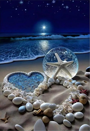 Beach diamond painting - diamond,