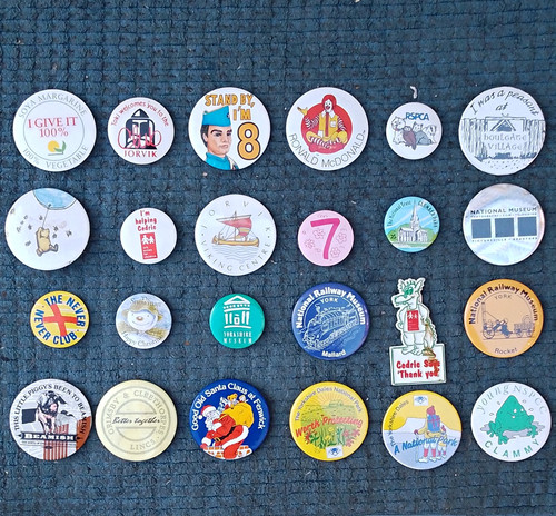 Mixed lot charity plastic - charity, pin
