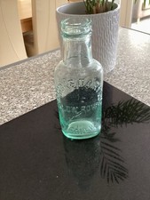 Antique Garricks Dairy Glass Milk Bottle In Very Good Condition Collectable