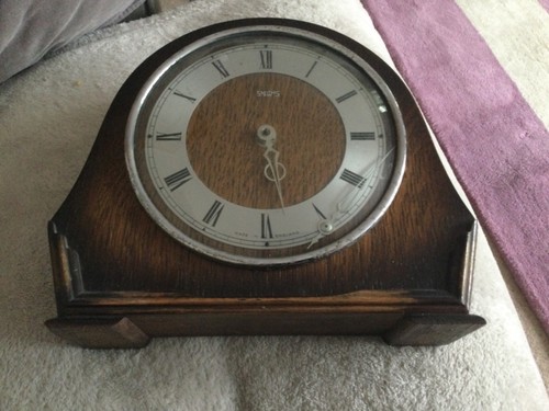 Vintage smiths art deco mantle - vintage,