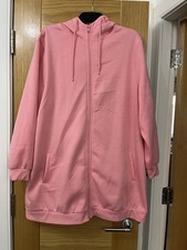 Pink Longline Fleece Hoody Size 24/26