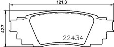 BREMBO P 83 160 Brake Pad Set