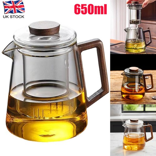 Heat resistant glass teapot - resistant,