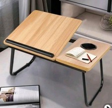 Foldable Laptop Desk Beech