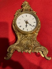 Robert Grant of London Vintage Louis XV mantel clock gilt bronze Rococo Clock
