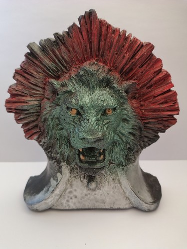 Ferocious lions head - lions,