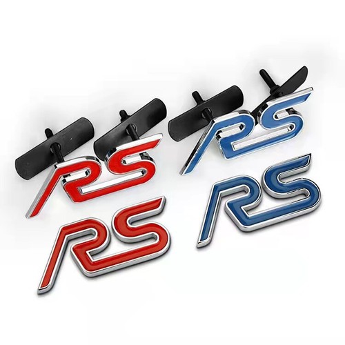 Logo metal car front - rs,