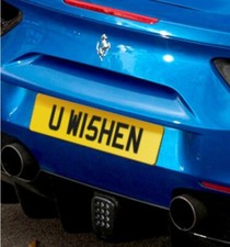 YOU WISHING Wish Vehicle Registration Funny Cheap number plate
