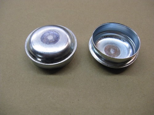 Mgb front wheel grease caps - front, x2