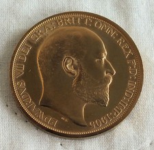 1905 EDWARD VII GOLDEN PROOF
