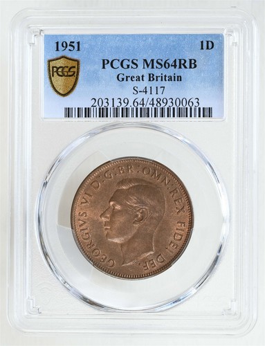 1951 great britain one - one, penny