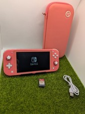 Nintendo Switch Lite Coral Pink Console & Little Friends Dogs & Cats Bundle PAL