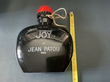 JEAN PATOU  JOY - 7 1/4" TALL BLACK AND RED PLASTIC FACTICE DUMMY PERFUME BOTTLE