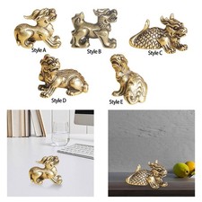 Brass Kylin Statue Miniature
