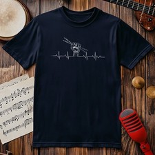 Drummer Fist Heartbeat t-shirt