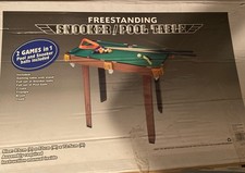 Snooker and Pool Table 3ft with 4 Cues and Pool/Snooker Balls and Brush