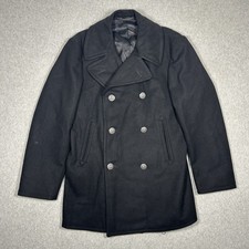 Vintage US Navy Pea Coat Mens