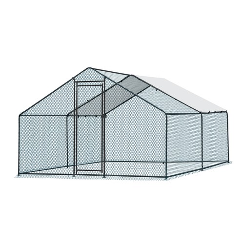 13x10ft walk metal chicken - 13x10ft, walk-in