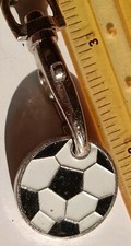 VINTAGE Metal Keyring Football ⚽ Shopping ? Trolley Token Coin Football ⚽ 
