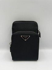 Prada Triangle Logo Saffiano Phone Pouch 18x12x4.5 115840880