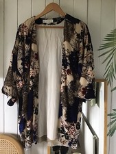 Zara Kimono Velvet Jacket M Free size 12 14 16 New