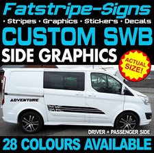 to fit FORD CUSTOM SWB CAMPER VAN STICKERS GRAPHICS DECALS STRIPES MOTORHOME