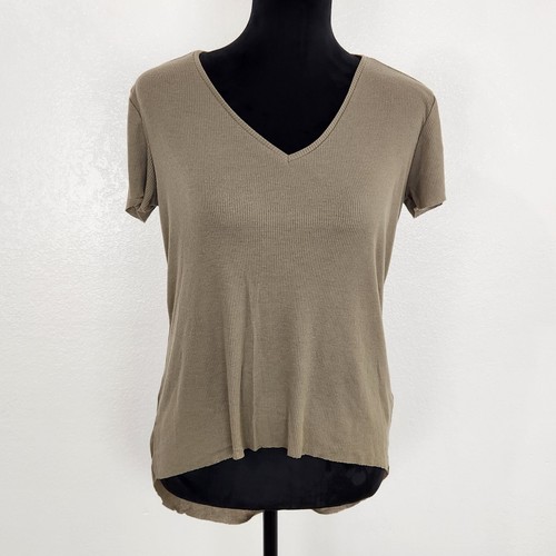 Brown green pullover short - green,