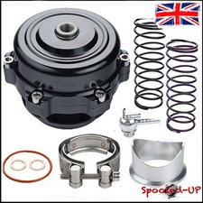 50MM UNIVERSAL BLACK TURBO SUPER CHARGED ALLOY V-BAND BLOW OFF DUMP VALVE BOV