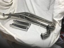 Yamaha RD 250/ 350 LC Stainless Steel Twin Exhausts.