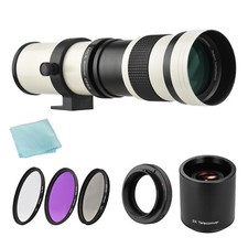 Camera MF  Telephoto Zoom Lens F/8.3-16 420-800mm T Mount + /CPL/FLD S4F6