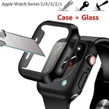 Apple Watch Case & Tempered Glass Protector for Series SE/3/4/5/6/7/8/9/10 – 44m