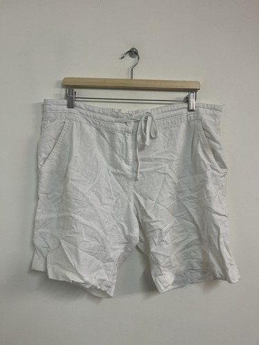 Next white linen mix shorts - next,