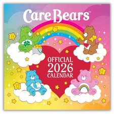2026 Calendar Care Bears Month to View Square Calendar Official Product