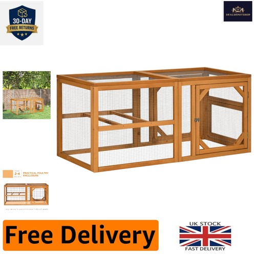 Spacious wooden chicken coop - spacious,