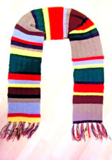 DR  Who scarf Handmade knitted