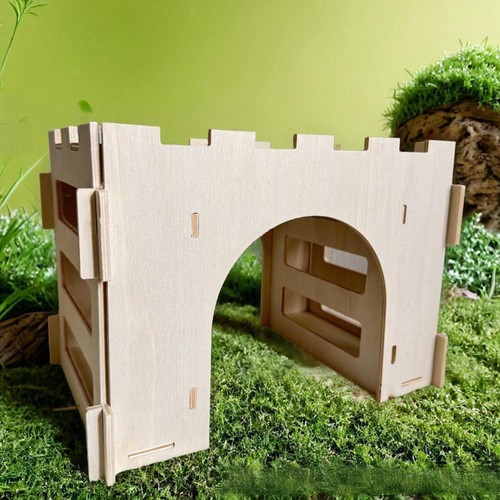 Hay feeder for rabbits - hay, castle
