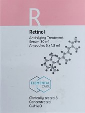 Retinol Anti-Aging Treatment Serum 30ml Ampoules 5× 1,3 ml