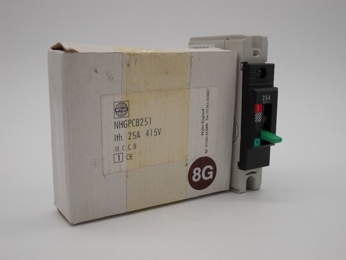 Wylex mccb amp single pole - 25,