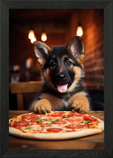 German Shepherd Pizza Pup