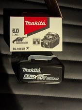 Makita 18V 6.0Ah Li-ion Lithium-Ion Battery BL1860B Genuine Brand New