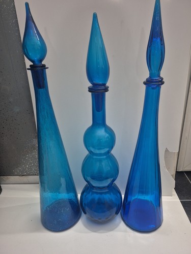 Italian blue glass - , genie